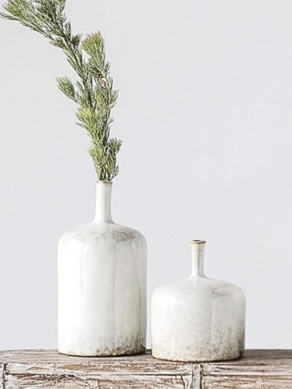 🎉Host Pick🎉 Set/2 Glazed Stoneware Vases